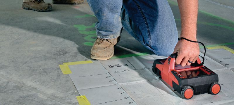 Concrete radar detection